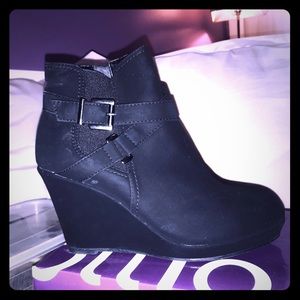 Wedge booties